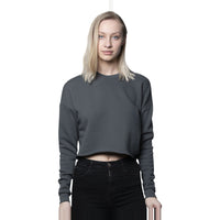 Royal Apparel Women's Fashion Fleece Crop Sweatshirt – Style 3112 Made in USA