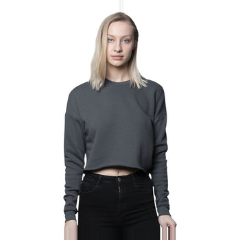 Royal Apparel Women's Fashion Fleece Crop Sweatshirt – Style 3112 Made in USA