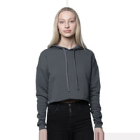 Royal Apparel Women's Fashion Fleece Crop Hoodie – Style 3118 Made in USA