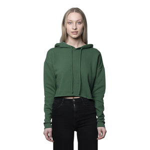 Royal Apparel Women's Fashion Fleece Crop Hoodie – Style 3118 Made in USA - 