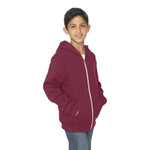 Royal Apparel Youth Fashion Fleece Zip Hoodie – Style 3222 Made in USA