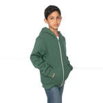 Royal Apparel Youth Fashion Fleece Zip Hoodie – Style 3222 Made in USA