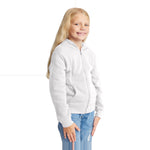 Royal Apparel Youth Fashion Fleece Zip Hoodie – Style 3222 Made in USA