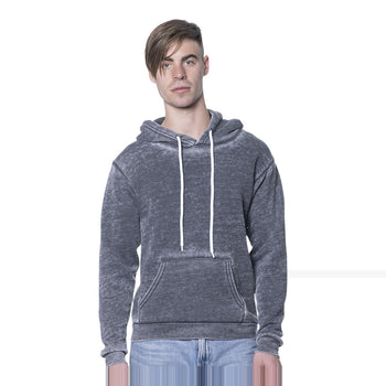 Royal Apparel 3355BO Unisex Burnout Fleece Pullover Hoodie Made in USA