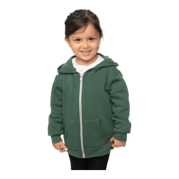 Royal Apparel Toddler Fashion Fleece Zip Hoodie – Style 3666 Made in USA