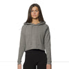 Royal Apparel 37008 Women's Eco Triblend Fleece Cropped Hoodie Made in USA