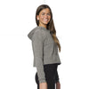 Royal Apparel 37008 Women's Eco Triblend Fleece Cropped Hoodie Made in USA
