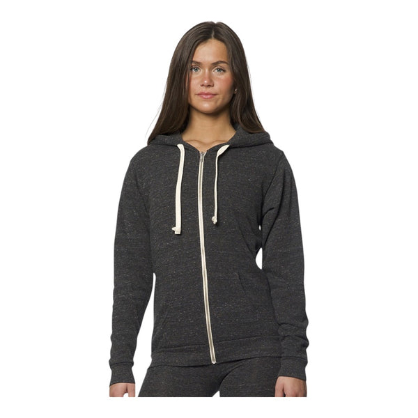 Royal Apparel Unisex Eco Triblend Fleece Full-Zip Hoodie – Style 37050 Made in USA