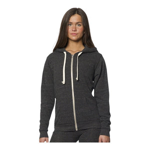 Royal Apparel Unisex Eco Triblend Fleece Full-Zip Hoodie – Style 37050 Made in USA - 