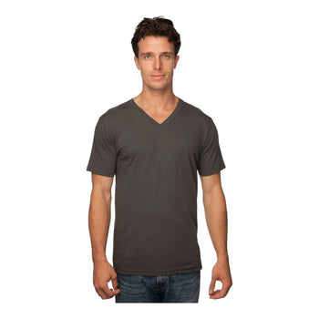Royal Apparel Unisex Short Sleeve V-Neck T-Shirt – Style 5055 Made in USA
