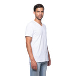 Royal Apparel Unisex Organic Short Sleeve V-Neck T-Shirt – Style 5055ORG Made in USA