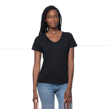 Royal Apparel 55117 Weekend Boxy V-Neck Tee Made in USA