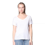 Royal Apparel 55117 Weekend Boxy V-Neck Tee Made in USA