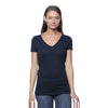 Royal Apparel Women's Viscose Hemp & Organic Cotton V-Neck T-Shirt – Style 64030 Made in USA