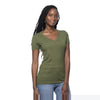Royal Apparel Women's Viscose Hemp & Organic Cotton V-Neck T-Shirt – Style 64030 Made in USA