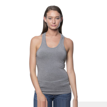 Royal Apparel Viscose Bamboo & Organic Cotton Spandex Racer Tank – Style 74018 Made in USA
