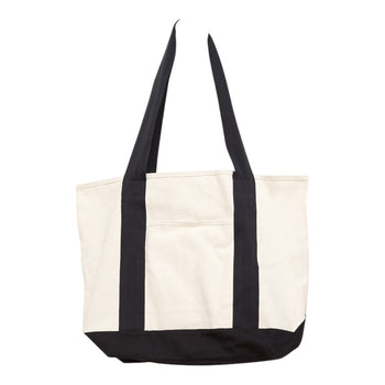 Royal Apparel Organic Cotton Large Two-Tone Tote – Style C1072ORG Made in USA