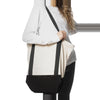 Royal Apparel Organic Cotton Large Two-Tone Tote – Style C1072ORG Made in USA