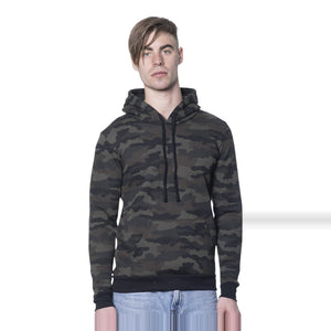 Royal Apparel Unisex Camo Fleece Pullover Hoodie – Style 3515CMO Made in USA - 