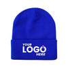 Custom Embroidered Unbranded Long Knit Beanie with Logo