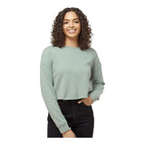 Independent Trading Co AFX24CRP Women's Lightweight Crop Crewneck Sweatshirt