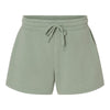 Independent Trading Co PRM20SRT Womens Lightweight California Wave Wash Fleece Shorts
