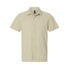 AllPro 41SPSS Men's Pro-Flex Sorona® Button Down Short Sleeve Shirt