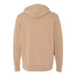 Independent Trading Co AFX90UNZ Unisex Lightweight Full-Zip Hooded Sweatshirt