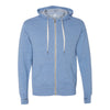 Independent Trading Co PRM90HTZ Unisex Heathered French Terry Full-Zip Hooded Sweatshirt