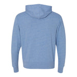 Independent Trading Co PRM90HTZ Unisex Heathered French Terry Full-Zip Hooded Sweatshirt