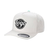 Custom Embroidered Unbranded 5 Panel Perforated Laser Mesh Hat Waterproof Cap