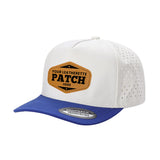 Custom Patch Unbranded 5 Panel Perforated Laser Mesh Hat Waterproof Cap