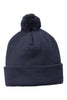 Sport-Tek STC37 Solid Pom Pom Beanie