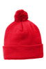 Sport-Tek STC37 Solid Pom Pom Beanie