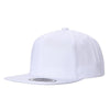 Unbranded Snapback Hat, Blank Flat Bill Cap