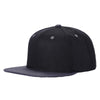 Unbranded Snapback Hat, Blank Flat Bill Cap