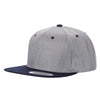 Unbranded Snapback Hat, Blank Flat Bill Cap