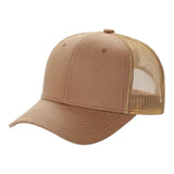 Unbranded 6-Panel Curve Trucker Hat, Blank Mesh Back Cap