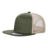 Unbranded 6-Panel Trucker Hat, Blank Flat Bill Mesh Cap