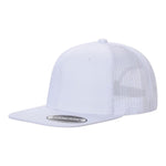 Unbranded 6-Panel Trucker Hat, Blank Flat Bill Mesh Cap