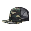 Unbranded 6-Panel Trucker Hat, Blank Flat Bill Mesh Cap