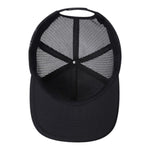 Unbranded 6-Panel Trucker Hat, Blank Flat Bill Mesh Cap