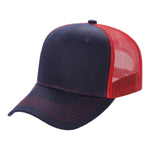 Unbranded 6-Panel Curve Trucker Hat, Blank Mesh Back Cap