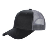 Unbranded 6-Panel Curve Trucker Hat, Blank Mesh Back Cap