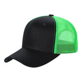 Unbranded 6-Panel Curve Trucker Hat, Blank Mesh Back Cap