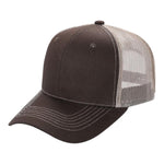 Unbranded 6-Panel Curve Trucker Hat, Blank Mesh Back Cap