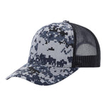 Unbranded 6-Panel Curve Trucker Hat, Blank Mesh Back Cap