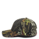 Outdoor Cap USA350 Camo with Flag Sandwich Visor Cap