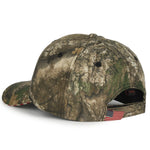 Outdoor Cap USA350 Camo with Flag Sandwich Visor Cap