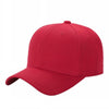Unbranded Structured Baseball Cap, Blank 6 Panel Hat